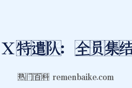 X特遣队：全员集结是什么意思的图片